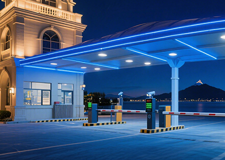 远距离微波卡在智能停车场管理万搏官方网页版的应用