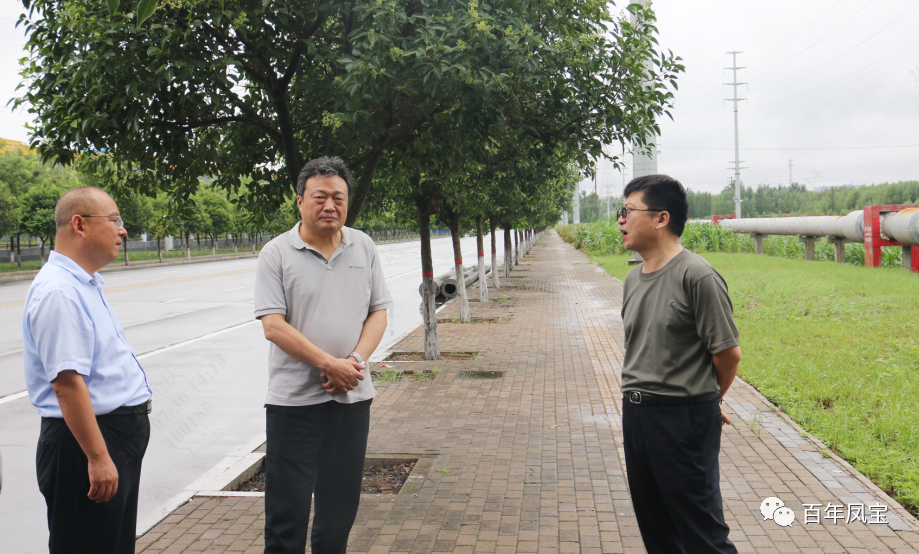 雷涛到乐鱼（中国）特钢集团调研指导防汛工作