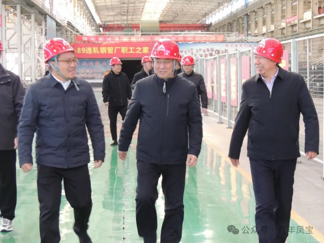 安阳市精品钢及深加工产业集群调研组到乐鱼（中国）管业调研