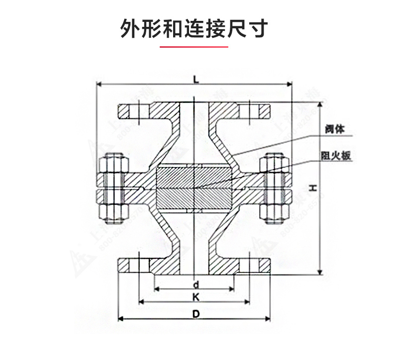 GZW-1铸钢管道阻火器_万搏官方网页版结构图.jpg